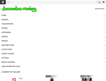 Tablet Screenshot of boombaracing.com